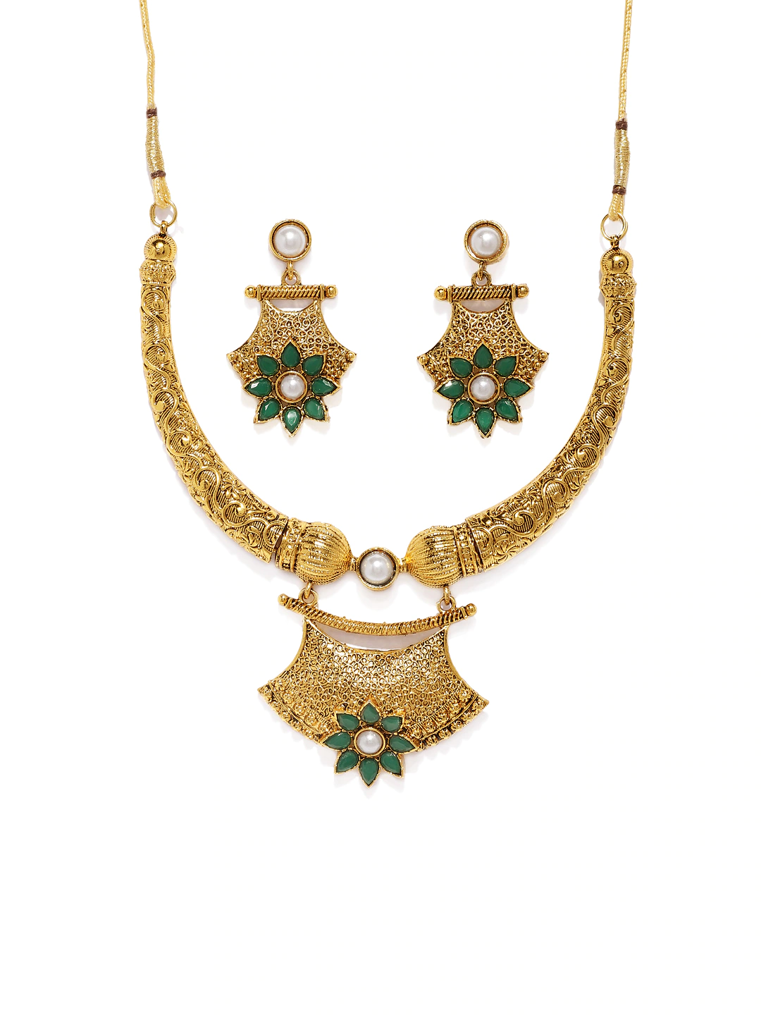 Gold-Toned Jewellery Set
