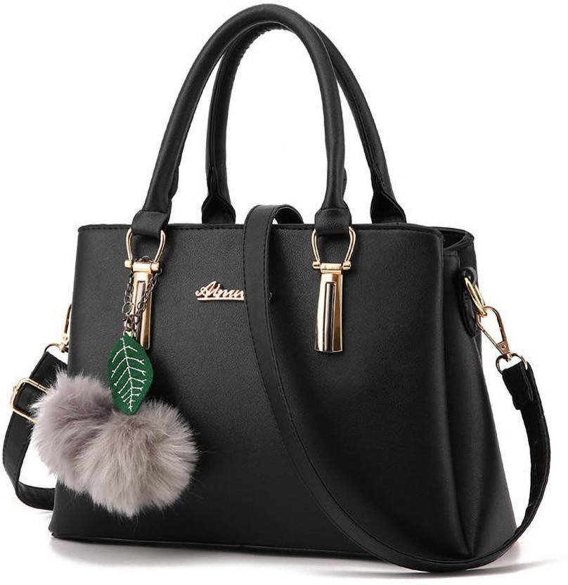 Women Black Hand-held Bag