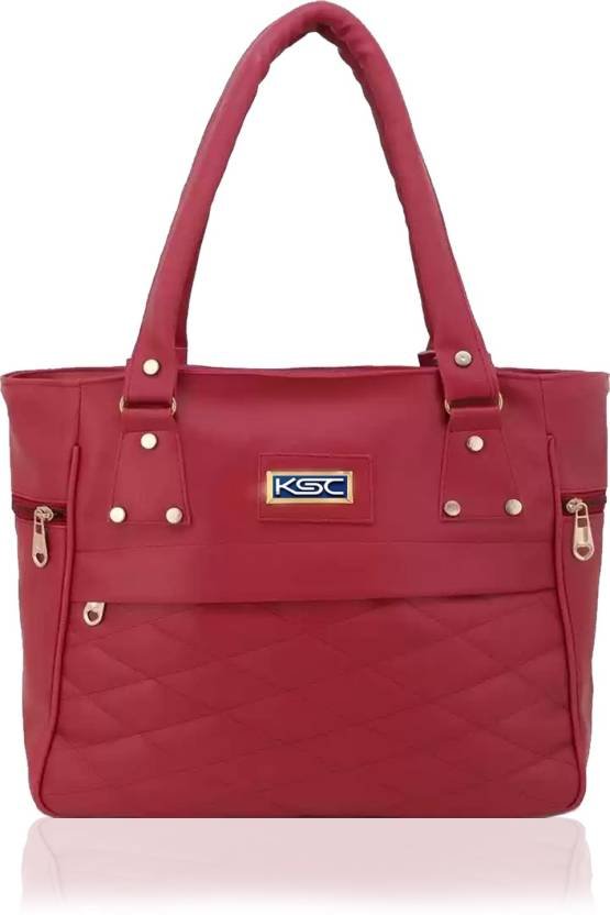 Women Maroon Hand-held Bag - Extra Spacious